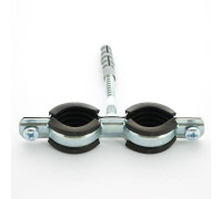 Хомут двойной с резиновым уплотнителем, шпилькой и дюбелем Uni-Fitt 3/4 дюйма (25-29 мм) 850D3800