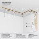 Brass Line Гибкий коннектор латунь 85007/00