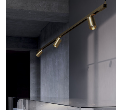 Brass Line Трековый светильник 10W 3000K латунь 85525/01