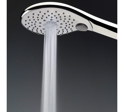 Душевой комплект Bossini Syncronia с лейкой, шлангом и держателем, черный матовый C12034C.073