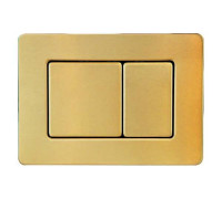 Панель смыва Boheme 650-G стальная золото 650-G