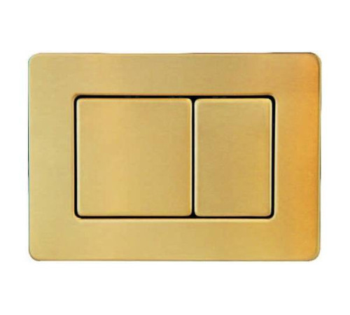 Панель смыва Boheme 650-G стальная золото 650-G