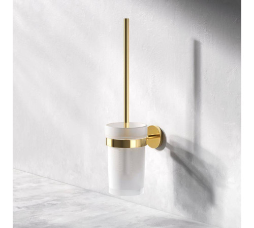Стойка с ершиком для туалета AM.PM X-Joy золото A85A33399