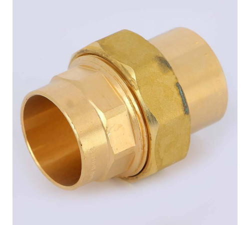 Разъемное соединение Viega 94343 пайка-пайка с плоской прокладкой 35 мм 176174