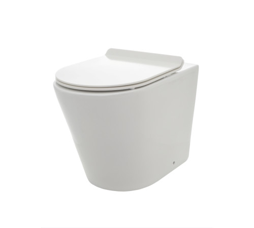 Унитаз напольный приставной Aquame AQM3001 Rimless с сиденьем SoftClose AQM3001