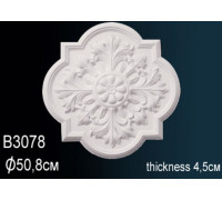 Розетка потолочная под люстру Perfect B3078 полиуретановая 602 мм B3078