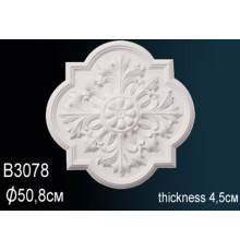 Розетка потолочная под люстру Perfect B3078 полиуретановая 602 мм B3078