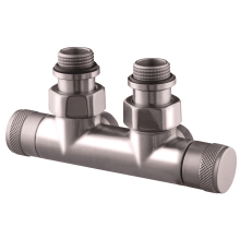 Узел нижнего подключения угловой SR Rubinetterie Tondera 1/2x3/4 матовый никель 0699-1500NSE0