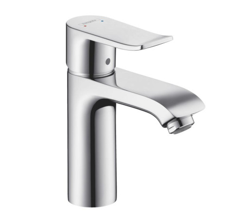 Смеситель для раковины Hansgrohe Metris 110 со сливным гарнитуром 31080000
