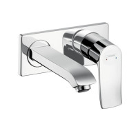 Смеситель для раковины Hansgrohe Metris настенный внешняя часть 165 мм 31085000