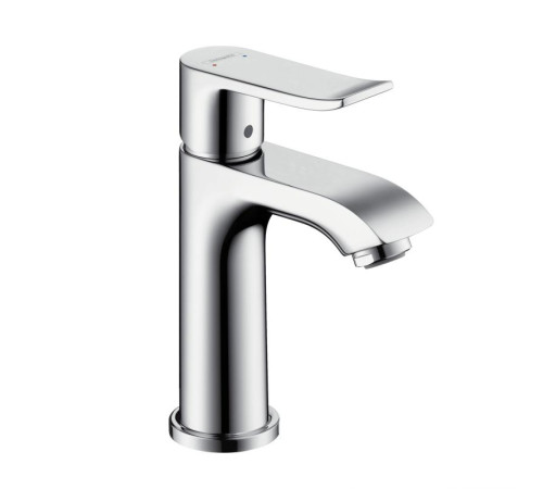 Смеситель для раковины Hansgrohe Metris 100 со сливным гарнитуром 31088000