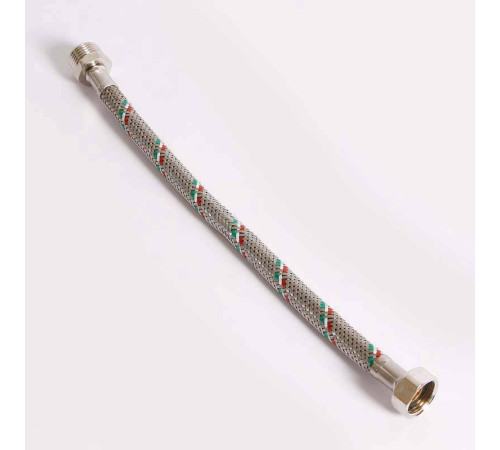 Гибкая подводка для воды Uni-Fitt 1/2 НВ 30 см нержавеющая сталь 501S2003