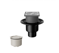 Трап с нержавеющей решеткой Fachmann T 310.0 SHsP вертикальный выпуск 04.053