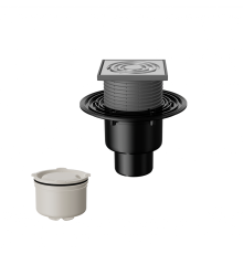 Трап с нержавеющей решеткой Fachmann T 310.0 SHsP вертикальный выпуск 04.053