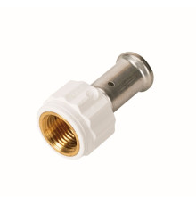 Муфта пресс ПВДФ HENCO 32x1 1/4 ВР белая 18PKW-3207