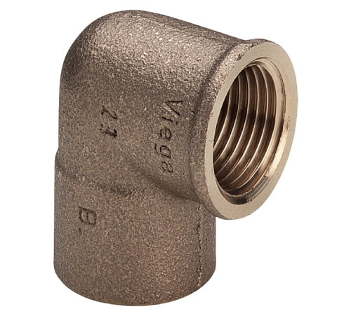 Угольник 90° Viega переходный бронза 1 x 22 мм 113865