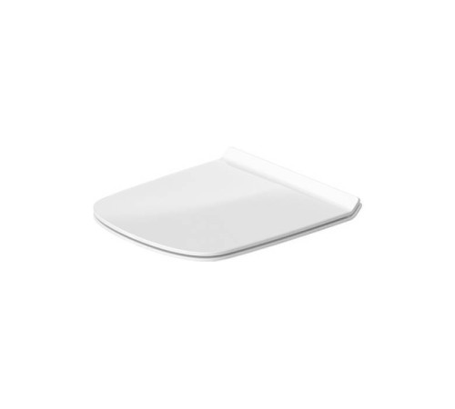 Сиденье для унитаза Duravit DuraStyle с микролифтом петли нержавеющая сталь белое 0063790000
