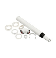 Дымоход коаксиальный Hoobs Антилёд универсальный 60/100 мм L 1000 мм 12001H