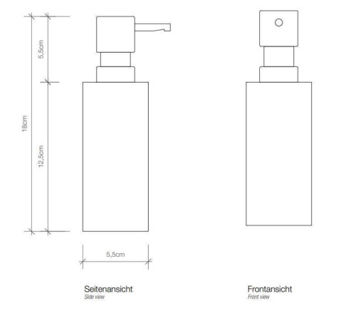 Дозатор для мыла настольный Decor Walther Mikado SSP белый матовый 0521250