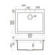 Кухонная мойка Omoikiri Bosen 61-WH Tetogranit 61 x 50 см белый 4991212