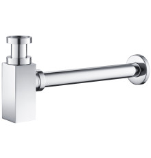 Сифон для раковины Timo квадратный без выпуска хром 959/00L