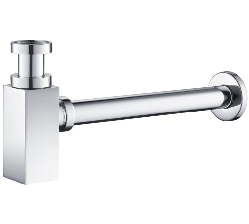 Сифон для раковины Timo квадратный без выпуска хром 959/00L