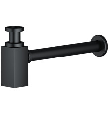 Сифон для раковины Timo квадратный без выпуска черный матовый 959/03L