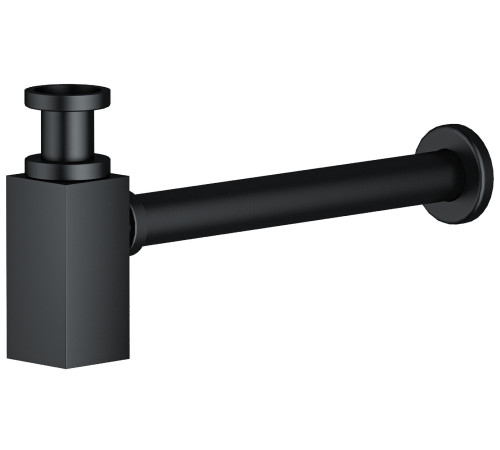 Сифон для раковины Timo квадратный без выпуска черный матовый 959/03L
