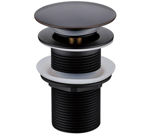 Донный клапан для раковины Boheme Click-Clack черный 612-B