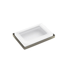 Мыльница настольная Colombo Design Look PVD нержавеющая сталь матовое стекло B1640.HPS1-VAN