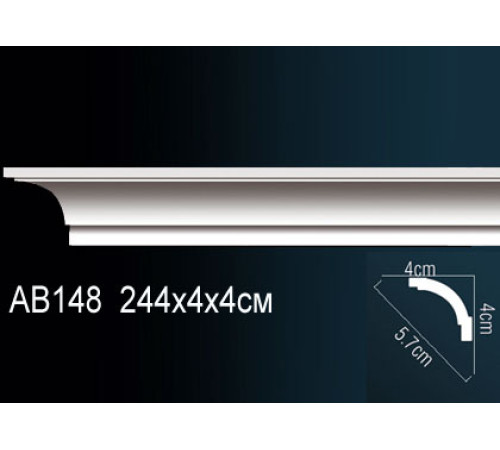 Карниз потолочный Perfect AB148 200x200x2000 мм AB148