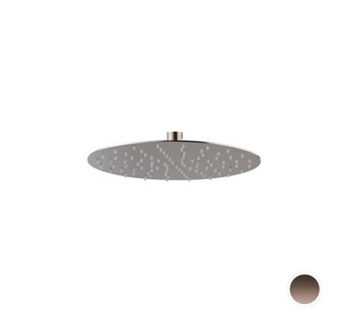 Верхний душ Newform X-STEEL 316 25 см без кронштейна G1/2 PVD Brushed copper bronze 29392X.59.067