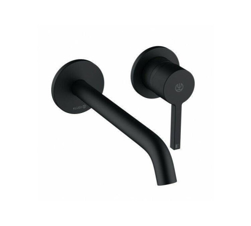 Смеситель для раковины Kludi Nova Fonte Pura однорычажный черный матовый 202453915