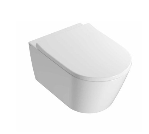 Унитаз подвесной Globo Forty3 55х36 см Cleanstorm белый FNS02.BI