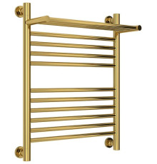 Полотенцесушитель водяной Сунержа Богема+ с 1 полкой 500x600 мм золото 03-0223-6050