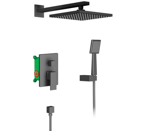 Душевая система встроенная Timo Selene 4 в 1 черный матовый SX-2069/03SM