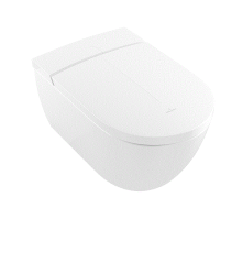 Унитаз-биде подвесной Villeroy & Boch ViClean-L 385x595x360 мм CeramicPlus альпийский белый V0E100R1