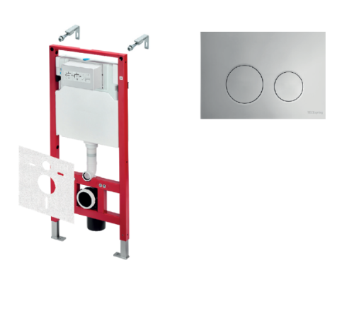 Инсталляция, TECE, TeceSpring, для унитаза, шгв 506-165-200-1144