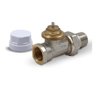 Вентиль радиаторный прямой Primoclima Armature 1/2 термостатический никель PC1212TS