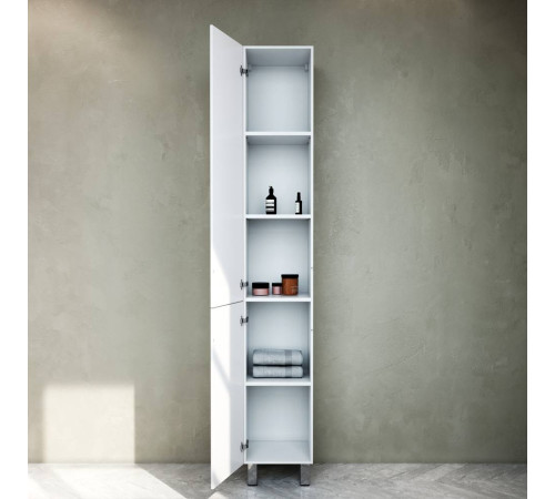 Шкаф-пенал напольный AM.PM Gem 30 см левый белый глянец M90CSL0306WG