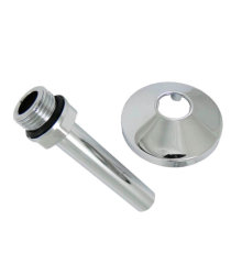 Соединительная трубка с розеткой Schlosser 15x1-G 1/2 110 мм хром 603000067