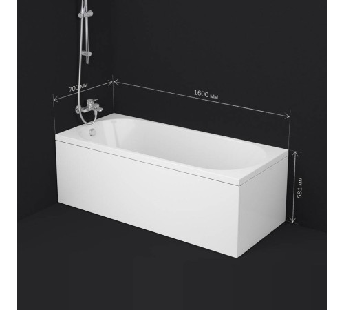 Ванна акриловая AM.PM X-Joy 160x70 см W94A-160-070W-A1