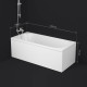 Ванна акриловая AM.PM X-Joy 160x70 см W94A-160-070W-A1
