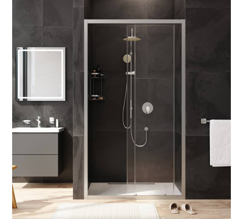 Дверь душевая в нишу AM.PM Gem 110x195 см раздвижная W90G-110-1-195MT