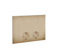 Клавиша смыва Gessi для инсталляций TECE двойная Warm Bronze Brushed PVD 54617#726
