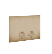 Клавиша смыва Gessi для инсталляций TECE двойная Warm Bronze Brushed PVD 54617#726