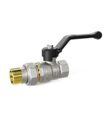 Кран шаровой латунный LD Pride 47.32.В-ГШ.Р 1 1/4 ВР/американка рычаг 47.307.32