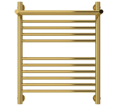 Полотенцесушитель водяной Сунержа Богема+ с 1 полкой 500x600 мм золото 03-0223-6050