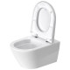 Унитаз подвесной Duravit D-Neo 37x54 см безободковый белый 2577090000