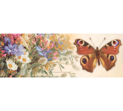 Декор Keros Mariposa Blood 25x70 см х9999028457